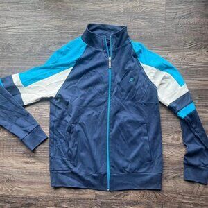 French Connection Euro Sport Zipper Fleece Jacket Adult Medium